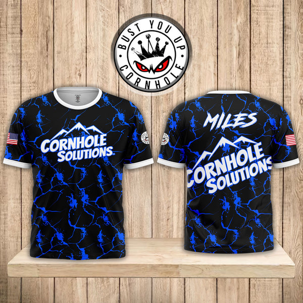 Cornhole Solutions Crackle Jersey - Free Shipping!