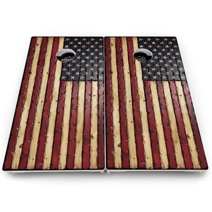Distressed Flag Cornhole Boards – Pro Lite or Pro Elite