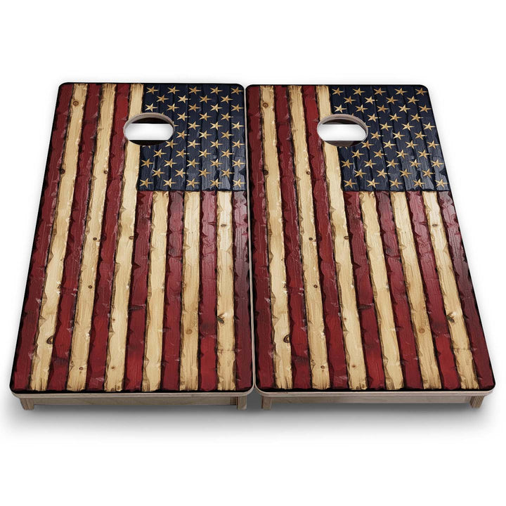 Rustic Flag Vacation Boards – 8 Mini Bags Included