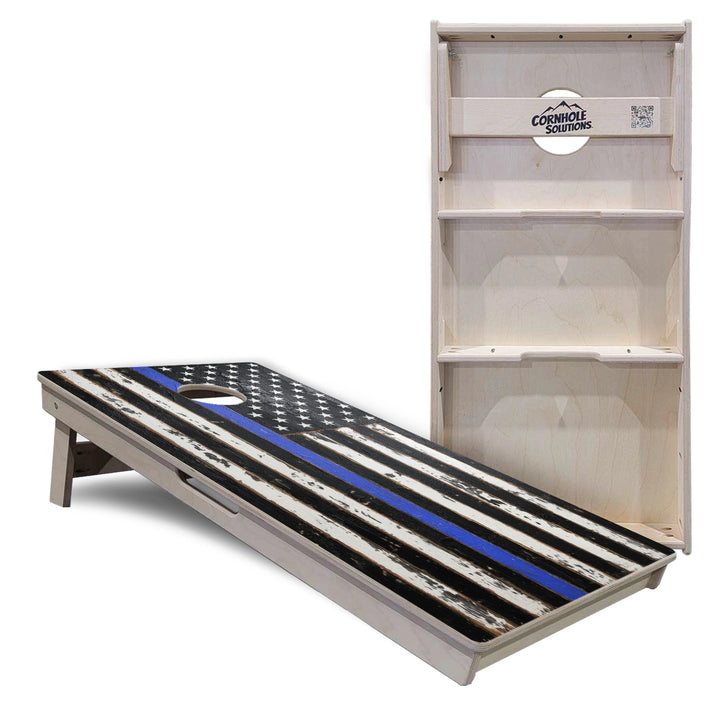 First Responder Rustic Flag Cornhole Boards – Tournament Series