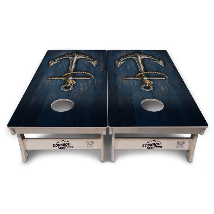 Rustic Anchor Cornhole Boards – Tournament Series