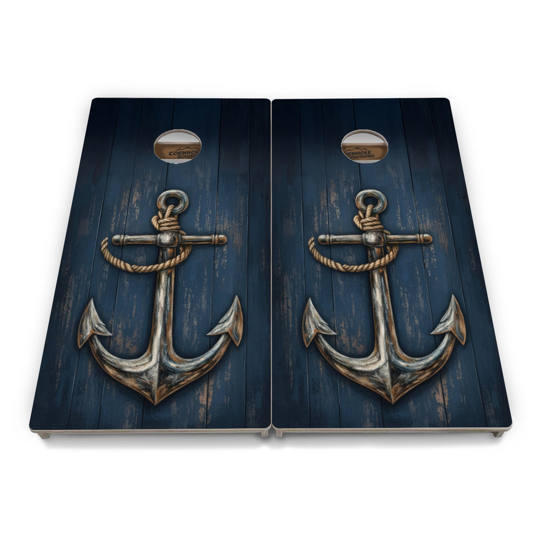 Rustic Anchor Cornhole Boards – Tournament Series
