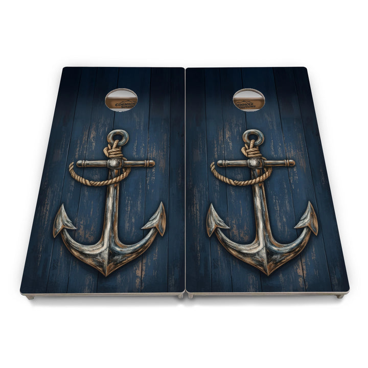 Rustic Anchor Cornhole Boards – Tournament Series