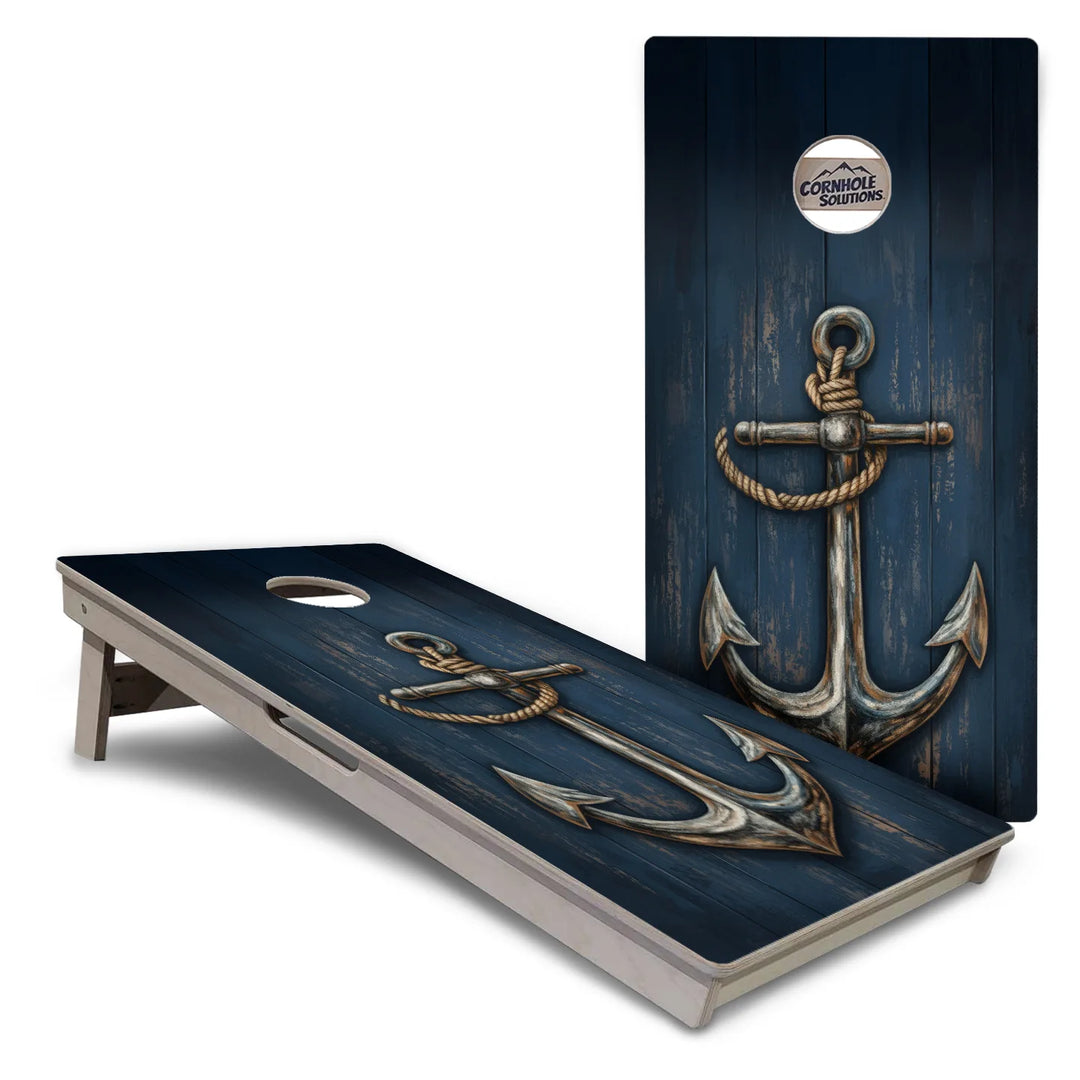 Rustic Anchor Cornhole Boards – Tournament Series
