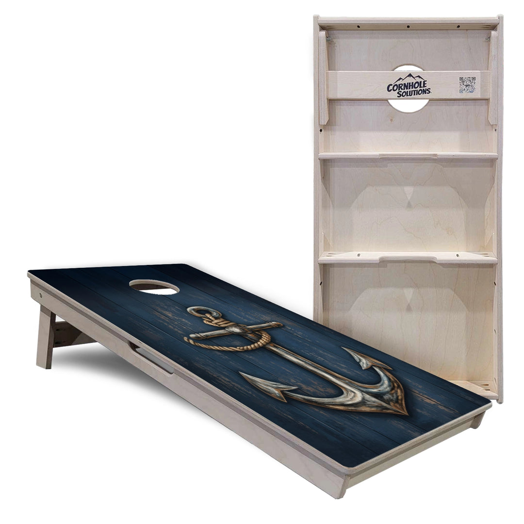 Rustic Anchor Cornhole Boards – Tournament Series