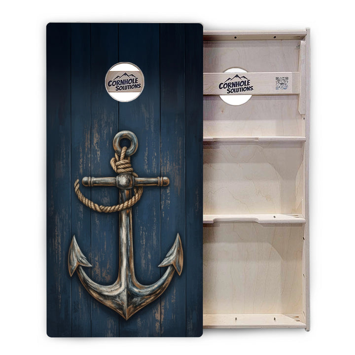 Rustic Anchor Cornhole Boards – Tournament Series
