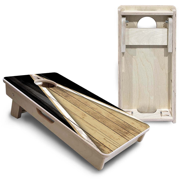 Mini Cornhole Boards - Team Color Triangle