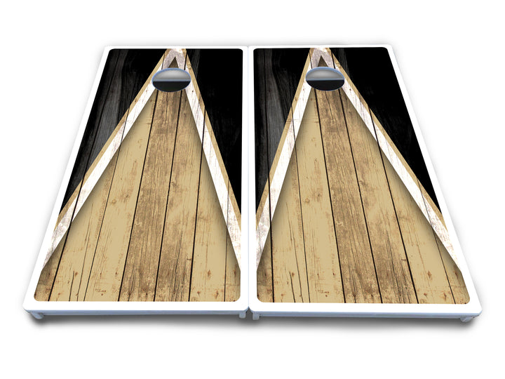 Team Color Triangle Cornhole Boards - All Weather Series