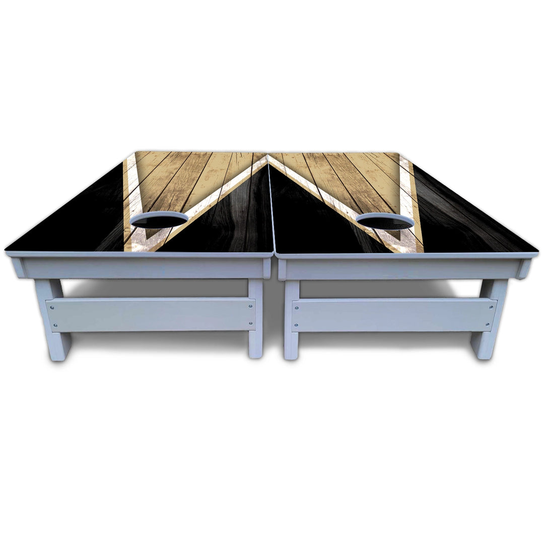 Team Color Triangle Cornhole Boards - All Weather Series