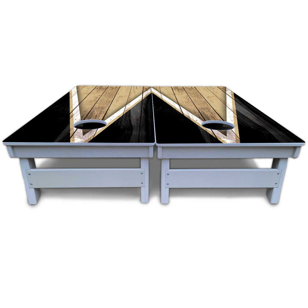 Team Color Triangle Cornhole Boards - All Weather Series