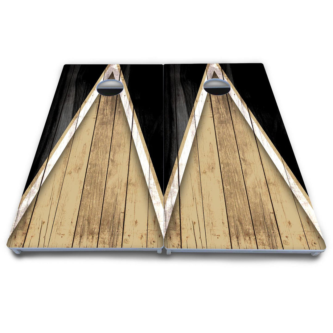 Team Color Triangle Cornhole Boards - All Weather Series