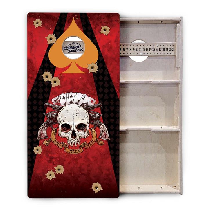 Artist Series Cornhole Boards - Professional Tournament Series - Deadman's Hand