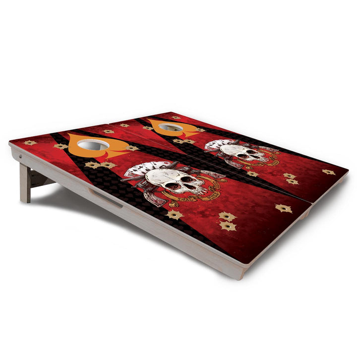 Artist Series Cornhole Boards - Professional Tournament Series - Deadman's Hand