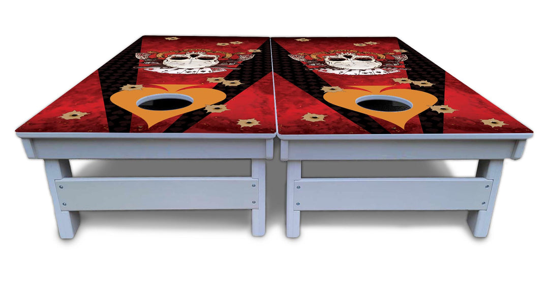 Artist Series Cornhole Boards - All Weather Series - Split Design