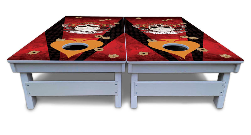 Artist Series Cornhole Boards - All Weather Series - Split Design