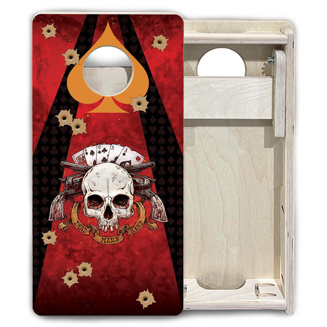 Deadman's Hand - Mini or Vacation Size Cornhole Boards