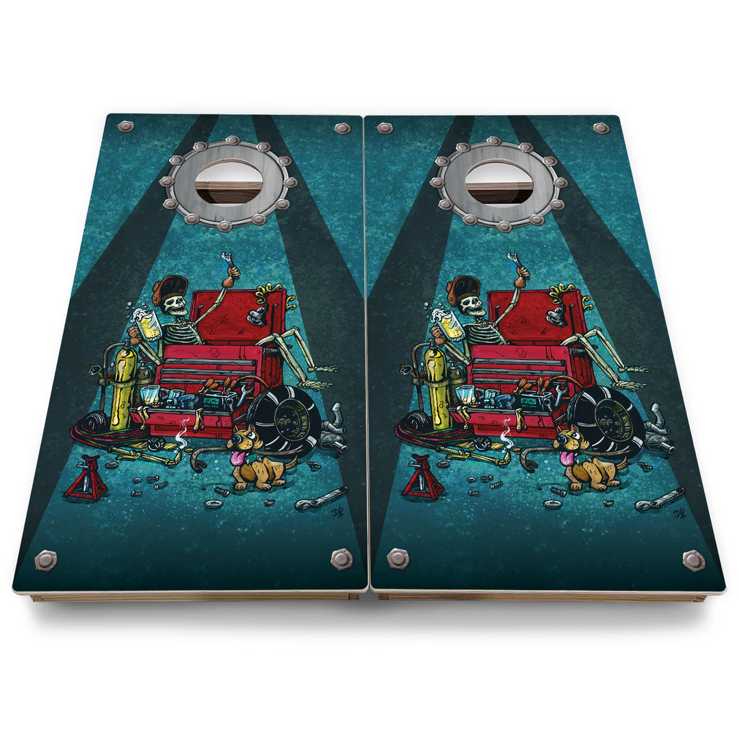 Artist Series Cornhole Boards - Backyard Series