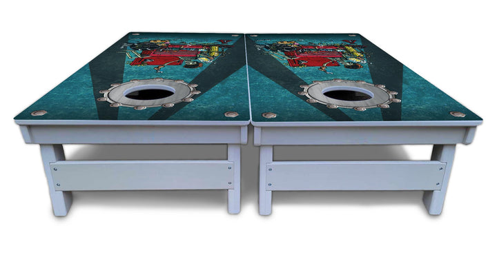Artist Series Cornhole Boards - All Weather Series - Split Design