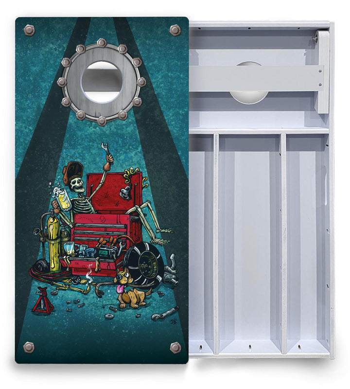 Artist Series Cornhole Boards - All Weather Series - Split Design