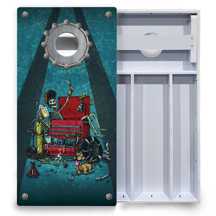Artist Series Cornhole Boards - All Weather Series - Split Design