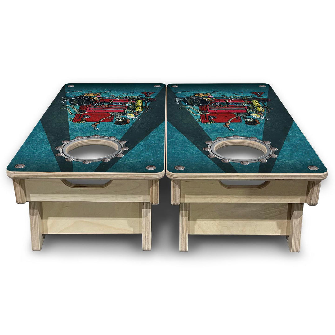 Garage Life - Mini or Vacation Size Cornhole Boards