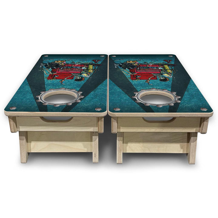 Garage Life - Mini or Vacation Size Cornhole Boards