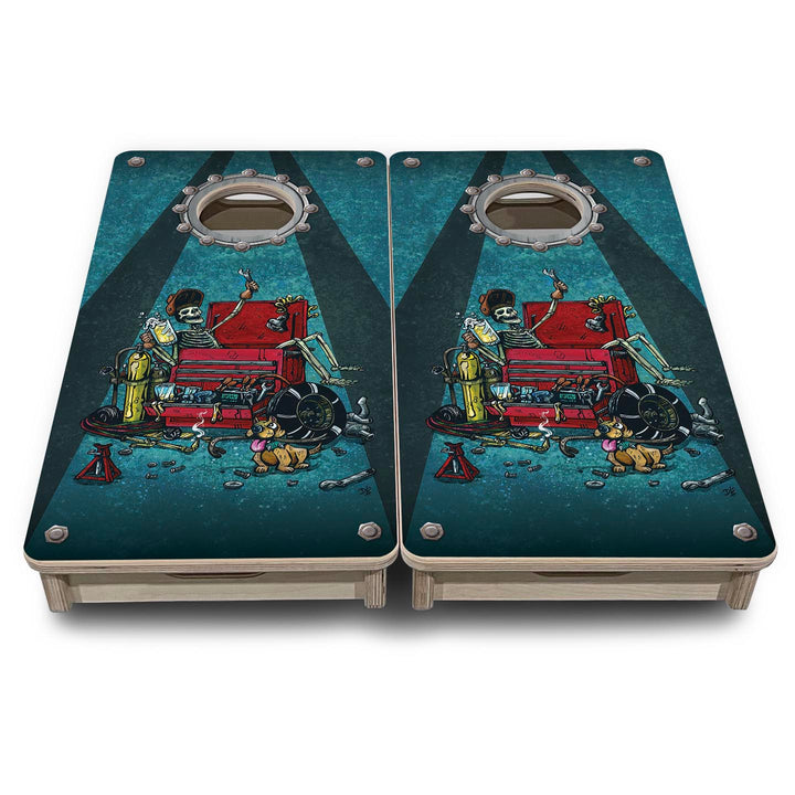 Garage Life - Mini or Vacation Size Cornhole Boards