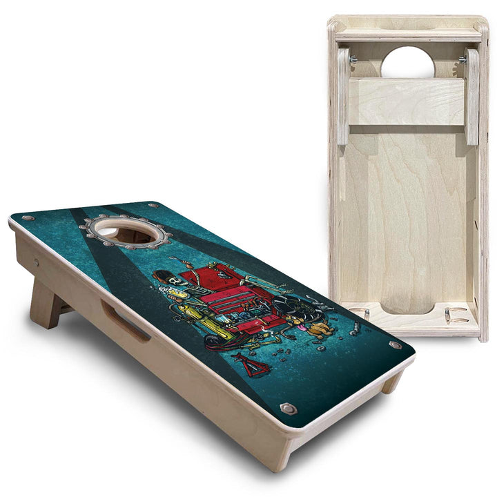 Garage Life - Mini or Vacation Size Cornhole Boards