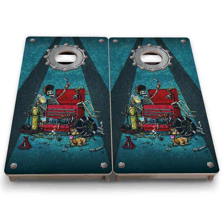 Garage Life - Mini or Vacation Size Cornhole Boards