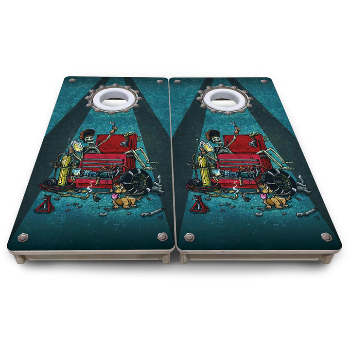 Garage Life - Mini or Vacation Size Cornhole Boards