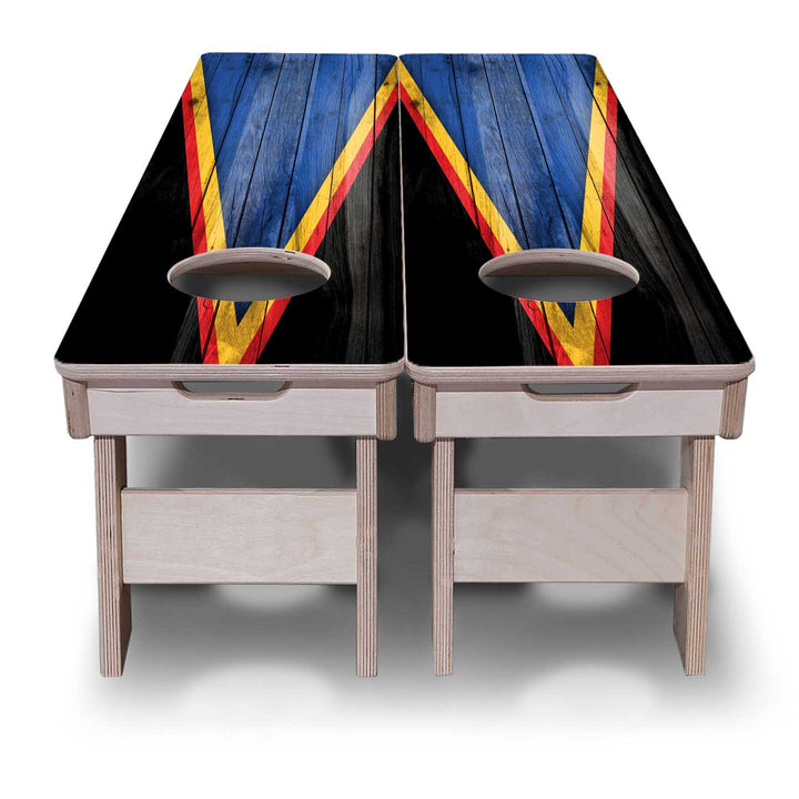 Training Skinny Boards - Sports Theme - Blue, Black, Red & Yellow