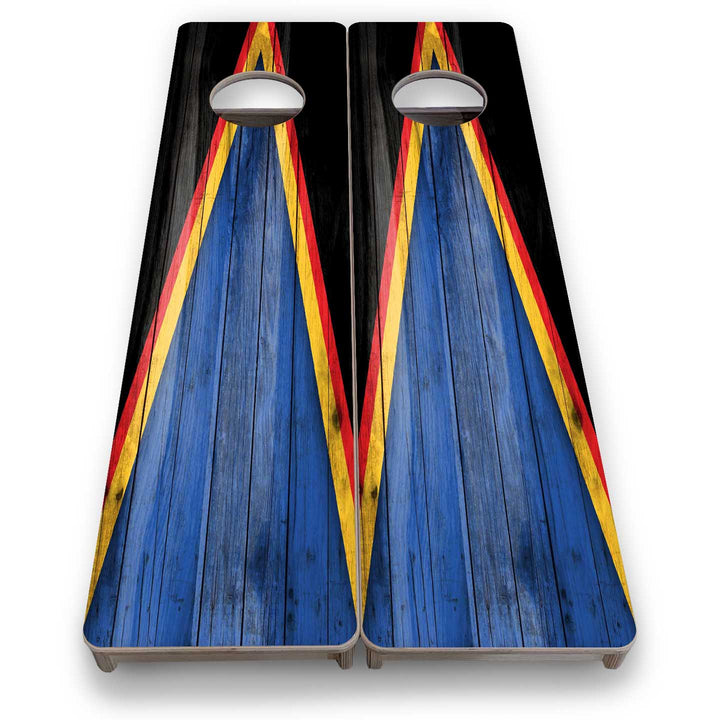 Training Skinny Boards - Sports Theme - Blue, Black, Red & Yellow