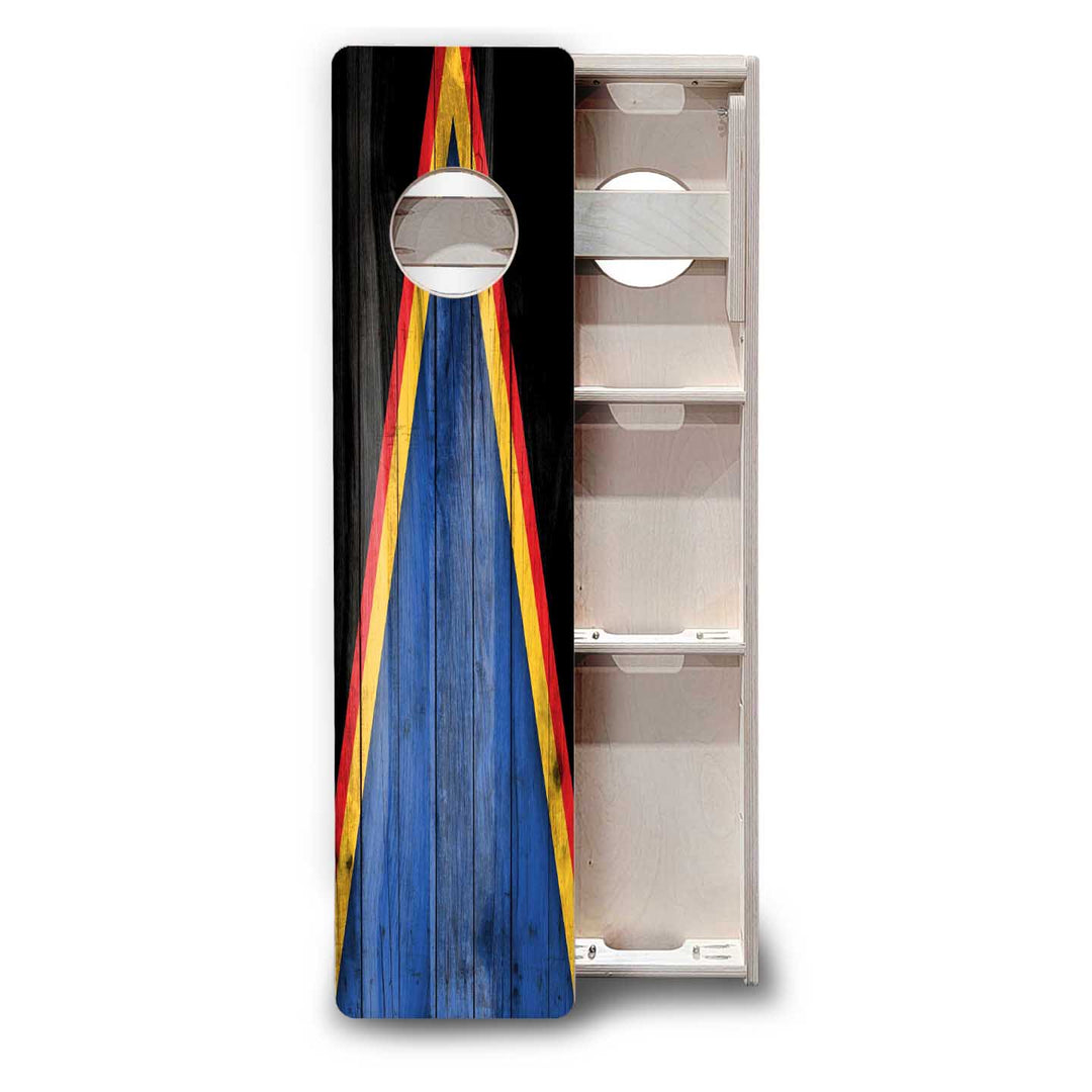 Training Skinny Boards - Sports Theme - Blue, Black, Red & Yellow