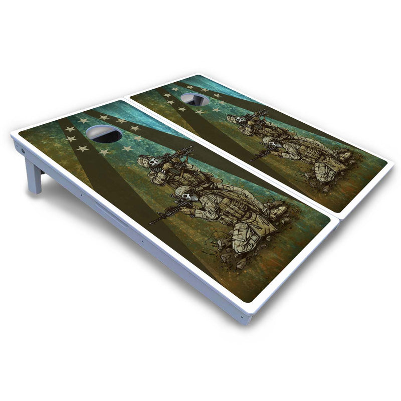 Artist Series Cornhole Boards - All Weather Series - Got Your Six