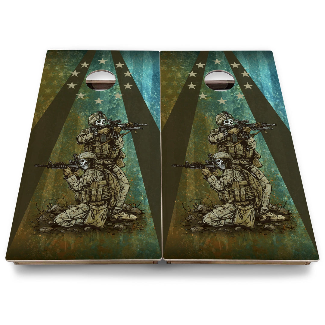 Artist Series Cornhole Boards - Backyard Series