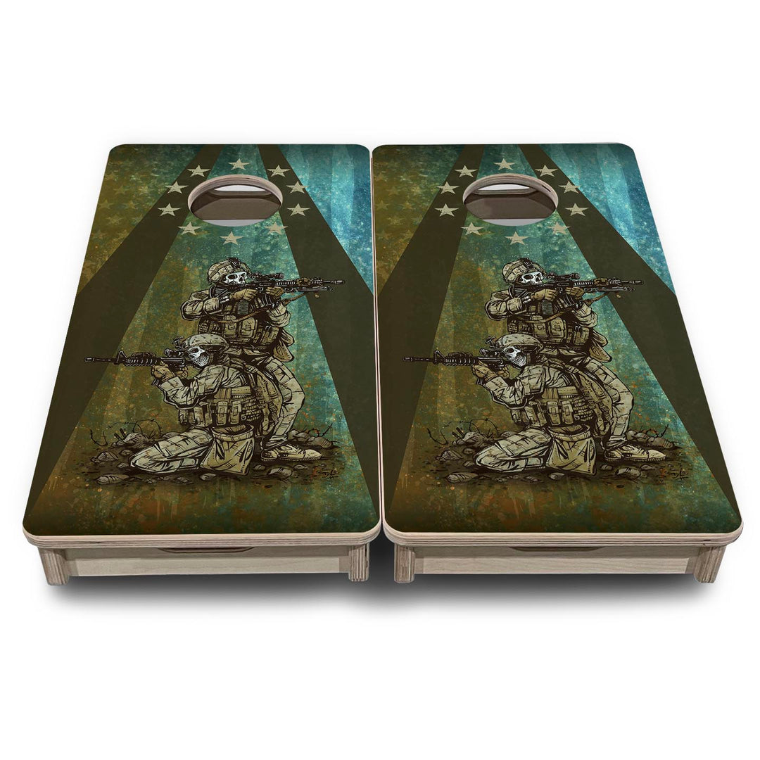 Got Your Six - Mini or Vacation Size Cornhole Boards