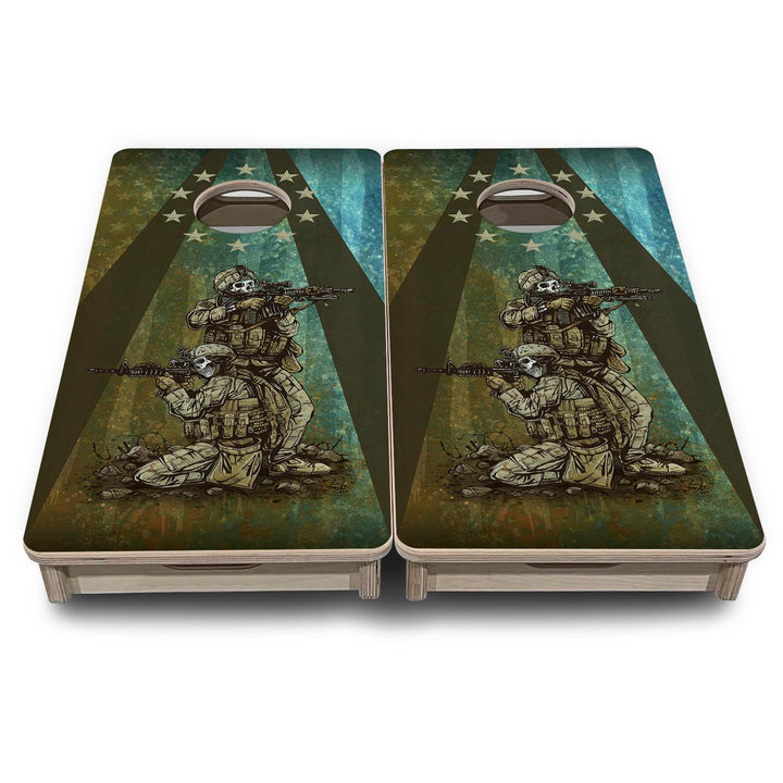 Got Your Six - Mini or Vacation Size Cornhole Boards