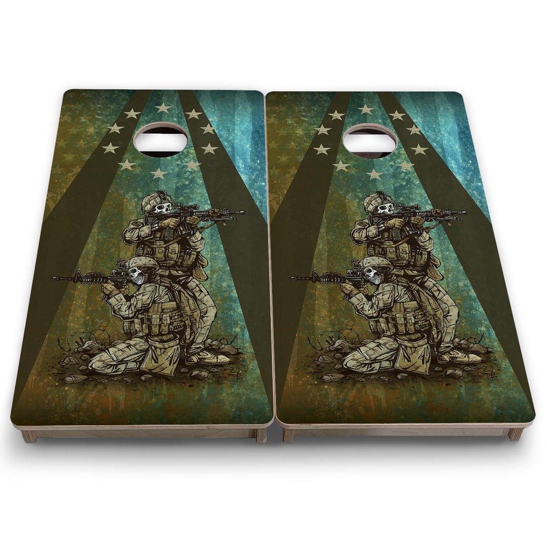 Got Your Six - Mini or Vacation Size Cornhole Boards