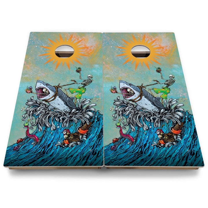 Artist Series Cornhole Boards - Backyard Series
