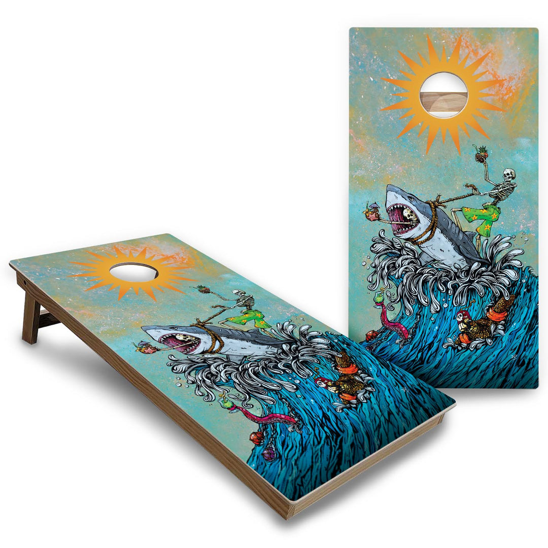 Artist Series Cornhole Boards - Backyard Series