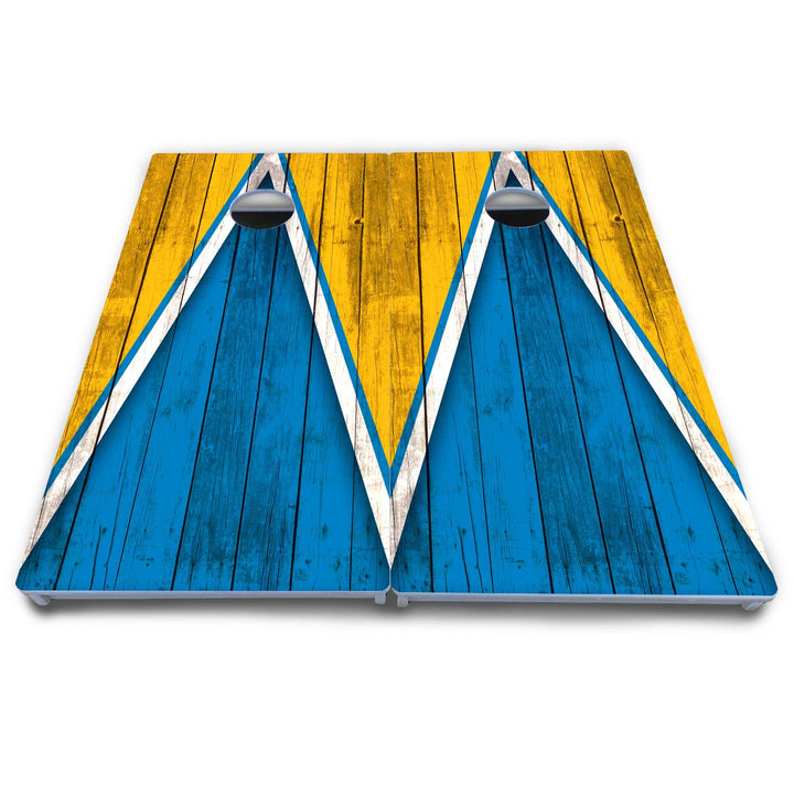 Team Color Triangle Cornhole Boards - All Weather Series