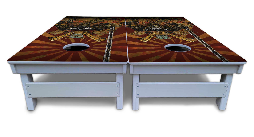 Artist Series Cornhole Boards - All Weather Series - Split Design