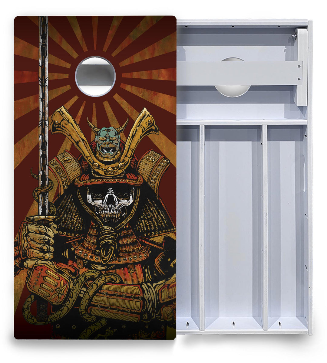 Artist Series Cornhole Boards - All Weather Series - Split Design