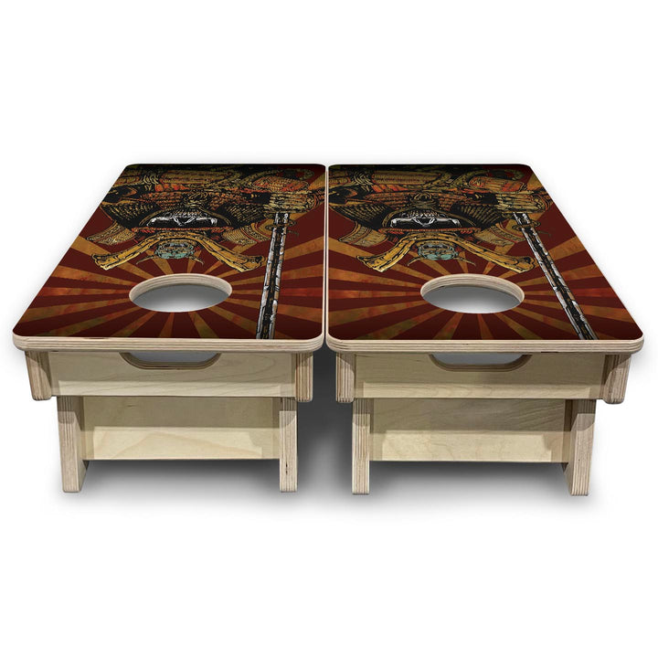 Samurai - Mini or Vacation Size Cornhole Boards