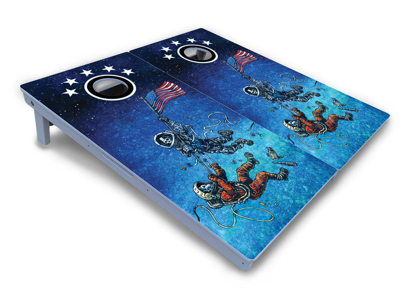 Artist Series Cornhole Boards - All Weather Series - Split Design