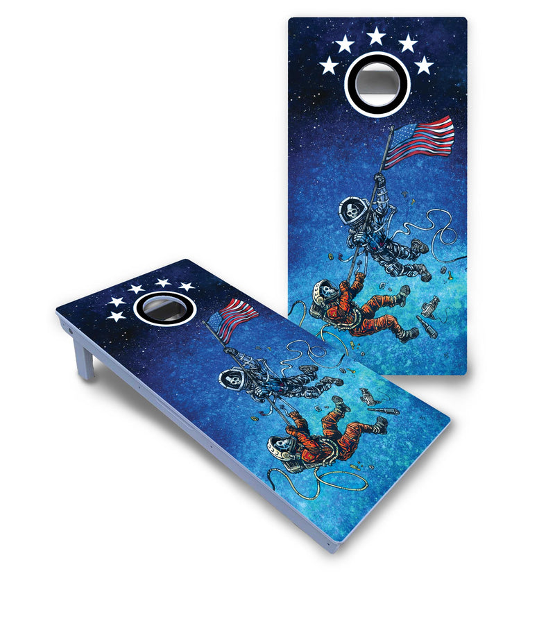 Artist Series Cornhole Boards - All Weather Series - Split Design