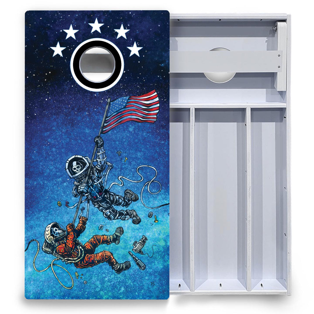 Artist Series Cornhole Boards - All Weather Series - Split Design