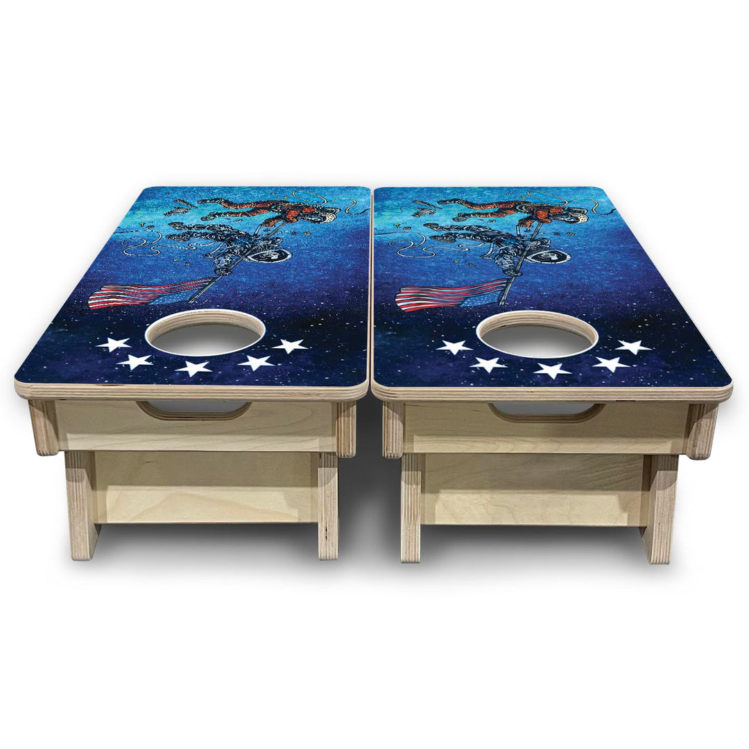 Space Race - Mini or Vacation Size Cornhole Boards