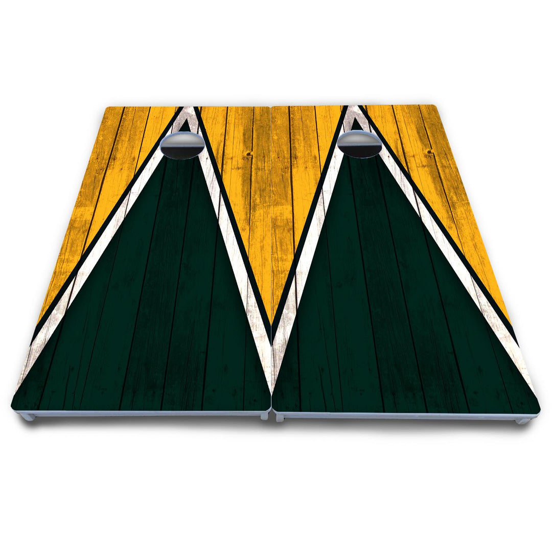 Team Color Triangle Cornhole Boards - All Weather Series