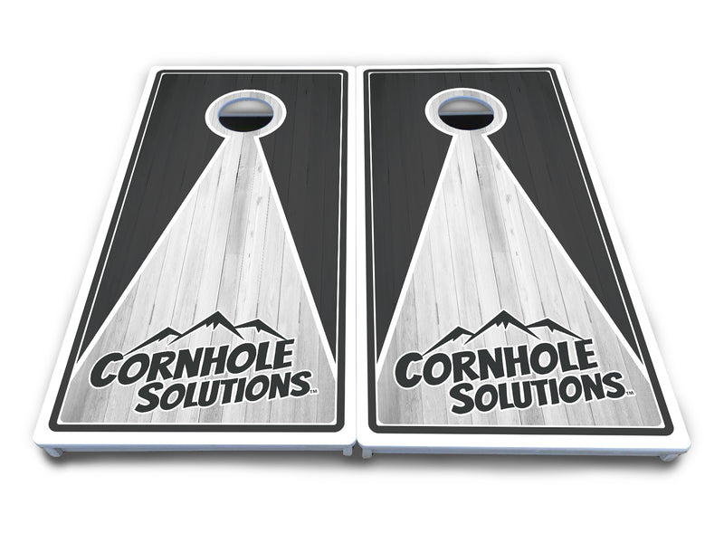 Waterproof - Keyhole CS Logo Design Options - All Weather Boards "Outdoor Solution" 18mm(3/4")Direct UV Printed - Regulation 2' by 4' Cornhole Boards (Set of 2 Boards) Double Thick Legs, with Leg Brace & Dual Support Braces!